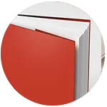 Flapped paperback brochure